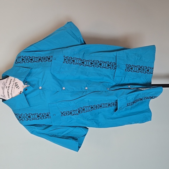 Blue Button Down - Picture 1 of 7